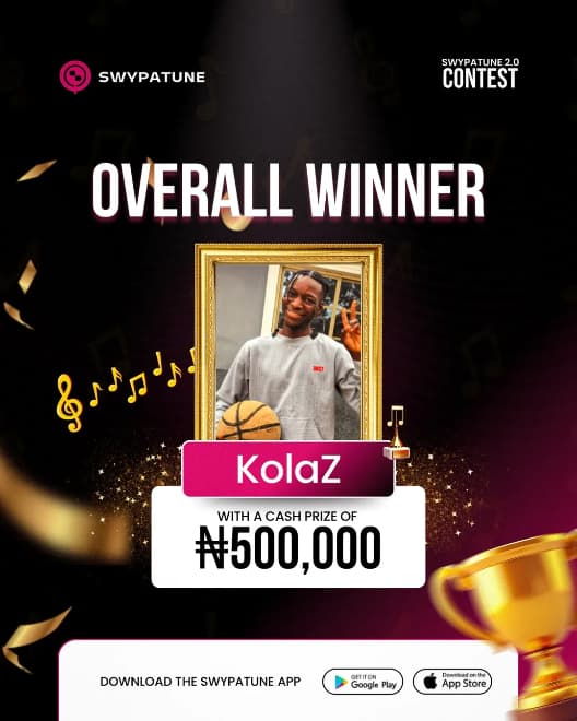 Swypatune 2.0 Winners