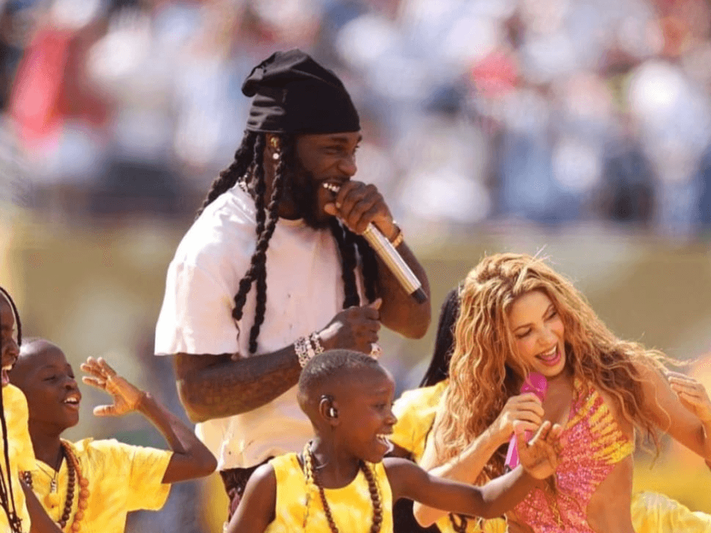 Burna Boy and Shakira Light Up FIFA World Cup Final Halftime Show — image 2