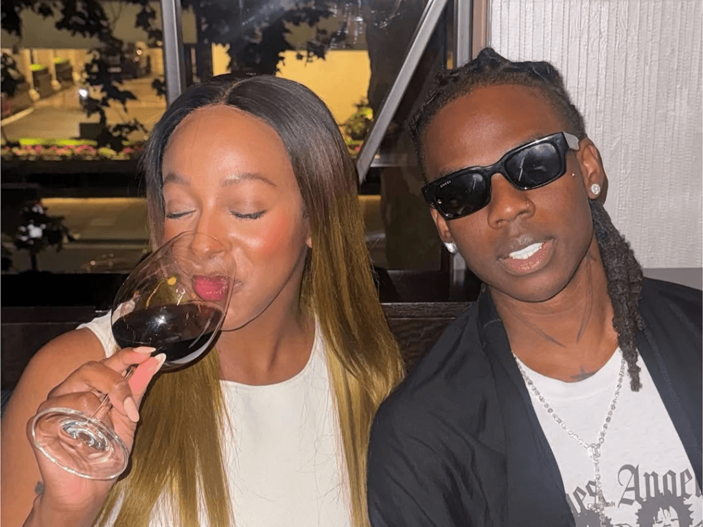 Rema and DJ Cuppy Link Up for Dinner in London