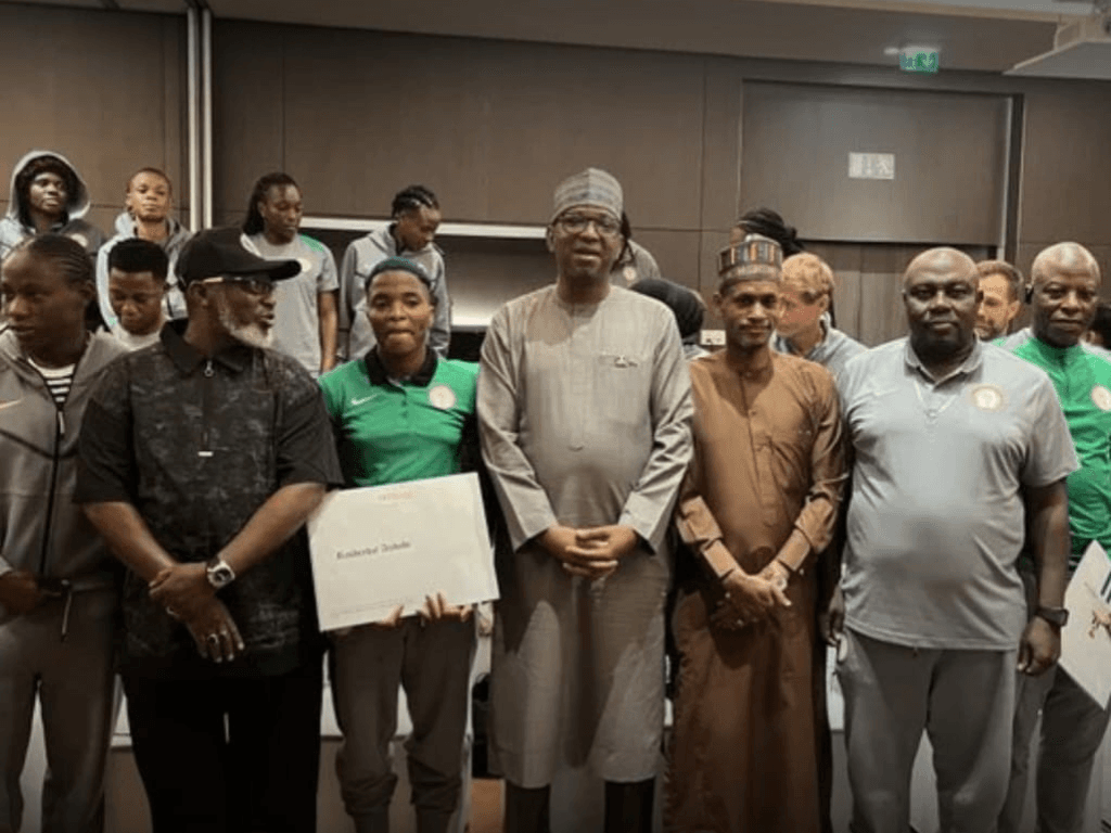 Super Falcons Receive Promised Rewards Ahead of WAFCON 2026 Title Defence