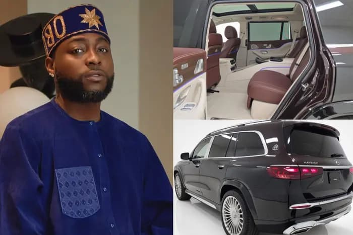 Davido Expands Luxury Car Garage with N230m Mercedes-Maybach GLS 600