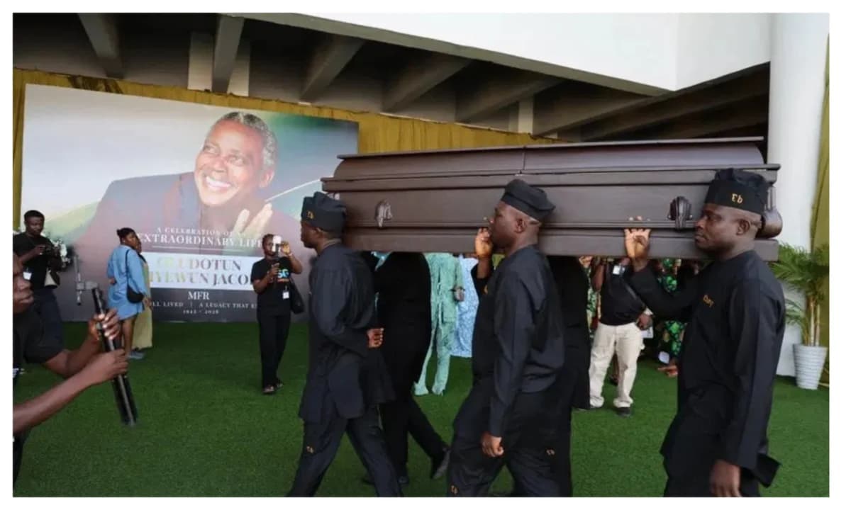 Nollywood Icon Olu Jacobs Laid to Rest in Lagos