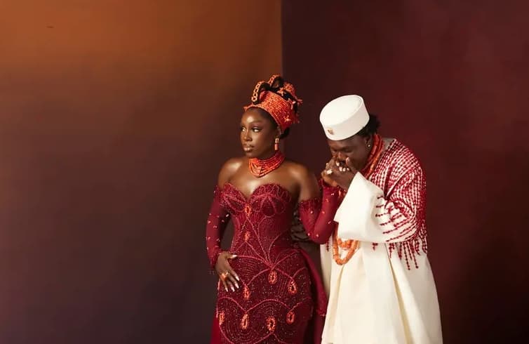 Tony Elumelu Honours Rapper Zlatan and Wife Davita Lamai with Personalized Gifts Following Lagos Wedding
